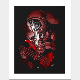 astronaut vs Bass Posters and Art